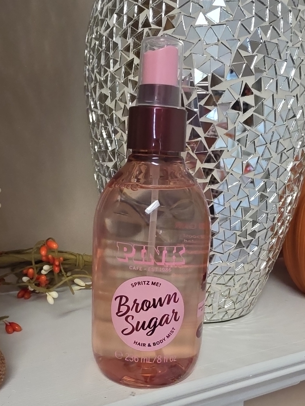 🌟🩷 PINK Victoria's Secret Brown Sugar Hair & Body Mist 🩷🌟